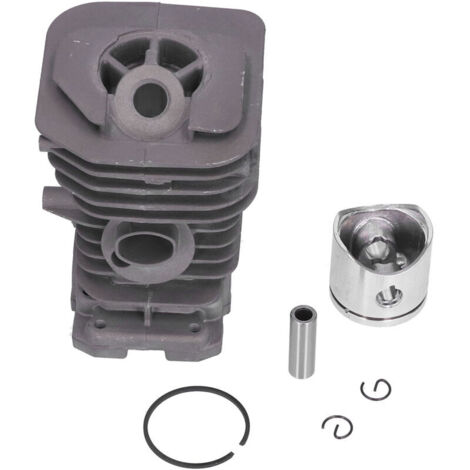carburateur debroussailleuse-Pièces de rechange pour piston de cylindre haute performance en aluminium durable pour une coupe précise, kit piston de cylindre 38 mm pour tronçonneuses Husqvarna 136, 13 (1/4)