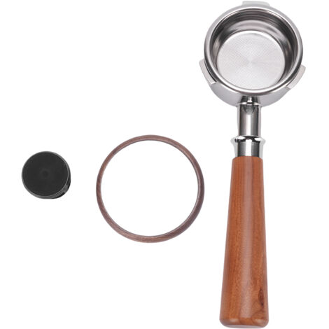 Portafilter Café Compatible Petrus 58mm Bas Sans Fond Universel 3 Oreilles avec Double Cup Filter Basket (1/5)
