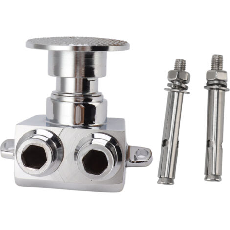 [Robinetterie] [Copper] [Foot Pedal Water Valve] Robinet à pédale sans contact pour lavabo et cuisine, système robinet à pédale en cuivre avec deux kits de fixation. (1/5)