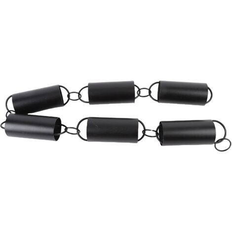 Chaîne de Gouttière Cylindrique en Alliage d'Aluminium 100cm Décorative pour Porche Patio Gazebo Jardin (1/5)