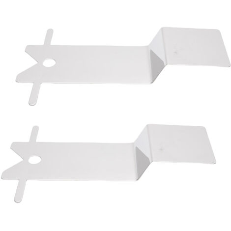 Porte-support de couvercle de mijoteuse 2PCS en acier inoxydable - Organiseur de rangement pour couvercles de casseroles (1/5)