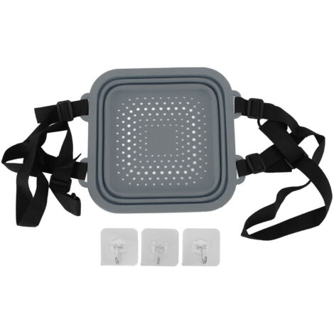 Baignoire de Bain Glacé Silicone - Seau Portable et Dépliable pour une Récupération Rapide après l'Exercice - Gris - 332g (1/5)