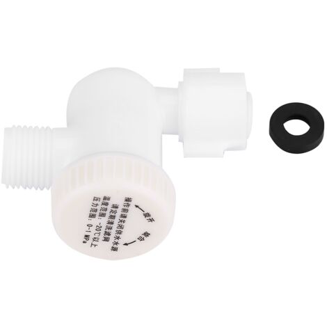 Filtre d'eau pour toilette G1/2 avec filetage mâle et maille inox 304 80 grit, filtre d'entrée d'eau pour WC - Ensemble de filtre et tampon de joint en silicone noir (1/4)