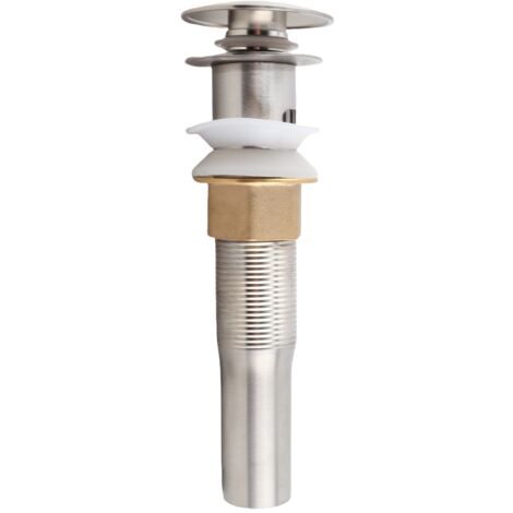 Robinet de Salle de Bain Raccordement Overflow avec Filtre Anti-Clogging en Acier Inoxydable pour Installation sous Vasque (1/5)