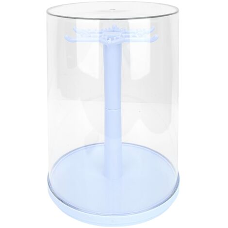Vitrine Rotative pour Figurines et Miniatures - Étage Transparent avec Base ABS - Protection Anti-Poussière - Dimensions 22x29x18cm - Haute Transparence 360° (1/5)