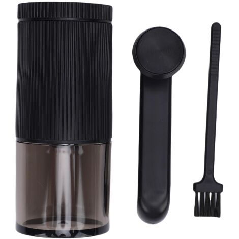 Moulin à café manuel portable ajustable pour maison bureau voyage noir (1/5)