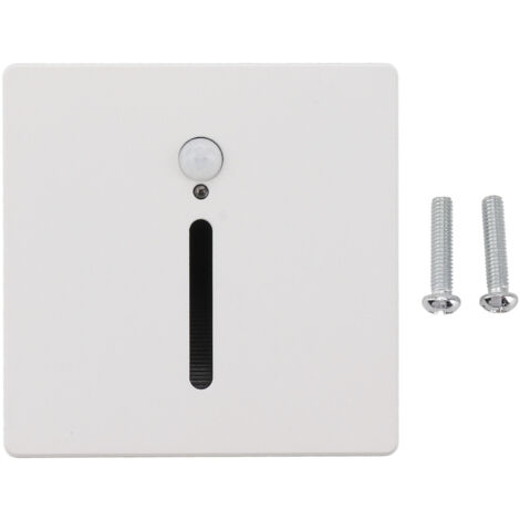 Luminaire d'Escalier LED 3W Intégré avec Sensor de Mouvement et Detection Lumière Jour/Nuit 4000K pour Escalier, Placard, Hall (Aluminium 86x86mm AC110‑240V) (1/5)
