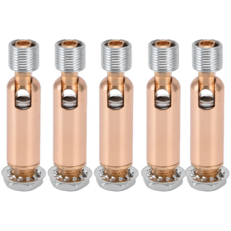 Adaptateur M10 pour Plafond Incliné - Lot de 5 - Adjoint à Rose Doré - Compatible M10/M12 (1/4)