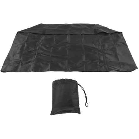 Housse pour Cage d'Oiseaux [Manoduc] Matériau Oxford 210D Imperméable Noir Isolation Lumière Universal 89x64x120cm (1/5)