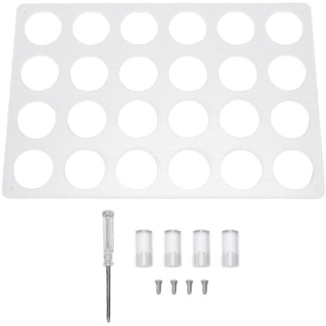 Organisateur Capsule Café Acrylic 24 Capsules Transparent Plateau Support Bureau Cuisine Épaisseur 4mm - Station Coffee Pod Holder Transparent Organiseur Tray Acrylic Clear Capsule Organiser Support P (1/5)