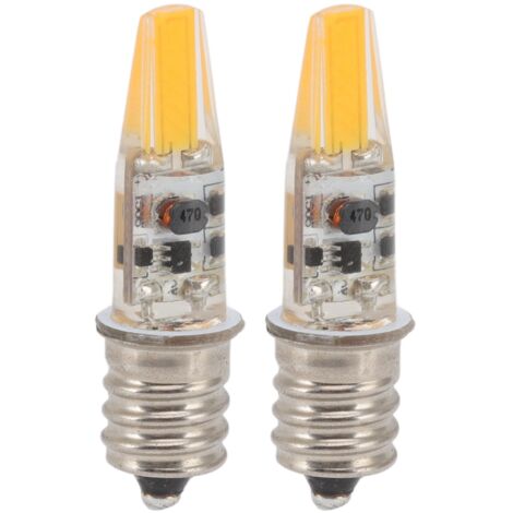 [E12 Ampoule LED] Ampoule LED Candelabra 12V 2W 3000K Warm Light, 2 Ampoules Économiques Longue Durée de Vie (1/4)