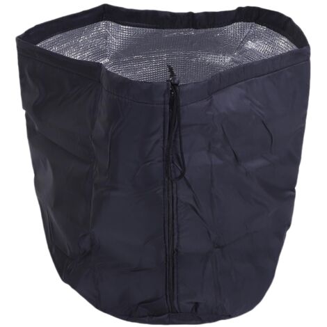 Protecteur Thermique pour Pots de Plantes - Revêtement Oxford Doublé Aluminium - Sac de Protection Hiver Plantes, Fleurs Jardinières - 45x50cm (1/5)