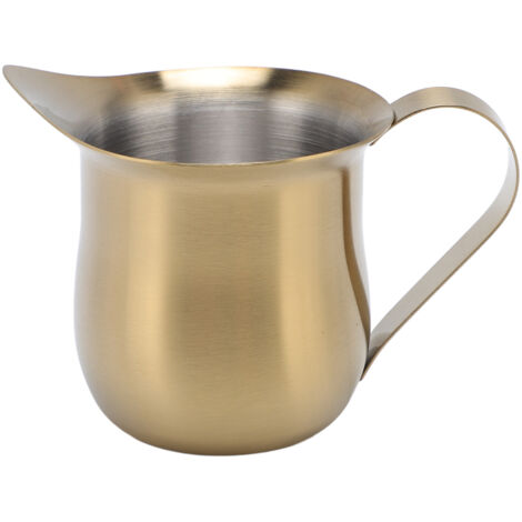 Piche à lait Premium Édition 150ml Doré Acier Inoxydable 304 Pointe Fine Design Café Fait Maison Cafés Restaurants (1/5)