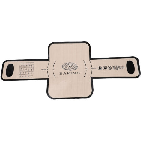 Liner pour Moules à Pain Silicone Réutilisable, Antiadhésif, Thermostable et Coupe-douleur pour Transfert de Pâte Noir 0.4mm/0.02in d'Épaisseur (1/5)