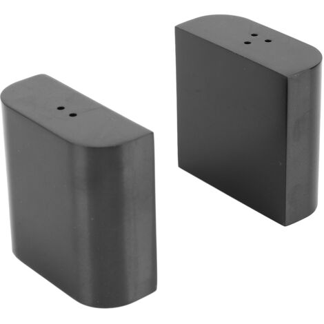 Ensemble 2PCS Porte-épices et Salières en Acier Inoxydable 304, Gourmet Cuisine et BBQ Modèle Classique (1/5)