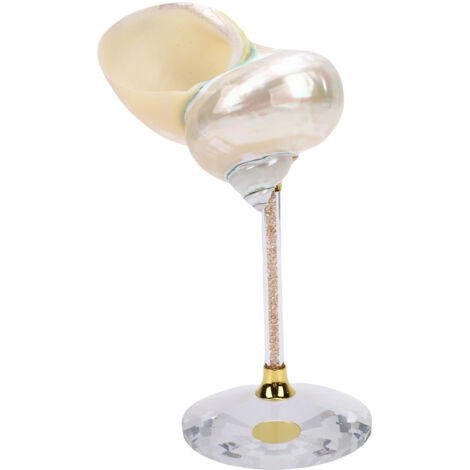 Verre à cocktail unique en coquillage polie pour boissons glacées verre de vin créatif design coquillage naturel pour mariage bar anniversaire