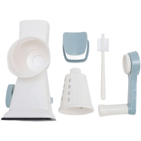 Râpe à Glace Manuel avec Manivelle - Machine à Glace Pilée Portable pour Slushies et Desserts Glacés - ABS/PP/Acier Inoxydable 420 - Kit 4 Pièces avec Guide (1/5)