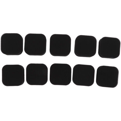 Filtre à air pour strimmer TH23D - Lot de 10 pièces en coton noir (6x6cm) pour modèles Para 11010 2530 (1/4)