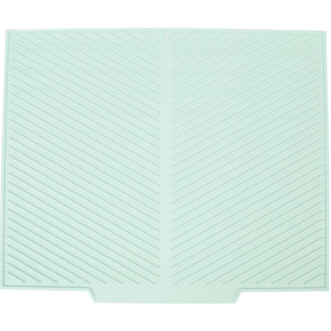 Tapis de Drainage de Plats 40.5x50.5cm - Silicone Food Grade, Résistant à la Chaleur, Multifonction pour Drainer, Isoler ou Protéger (1/5)