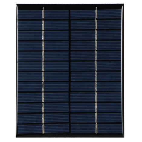 Panneau solaire 2W 12V Polycrystalline pour projets DIY, éclairage solaire et charge [Module photovoltaïque DIY] (1/4)