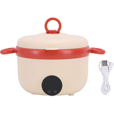 Bol alimentaire autonome rechargeable 450ML pour enfants - Bol de nourriture complémentaire en acier inoxydable, chauffage intelligent sans fil et maintien à température constante pour usage domestiqu (1/5)