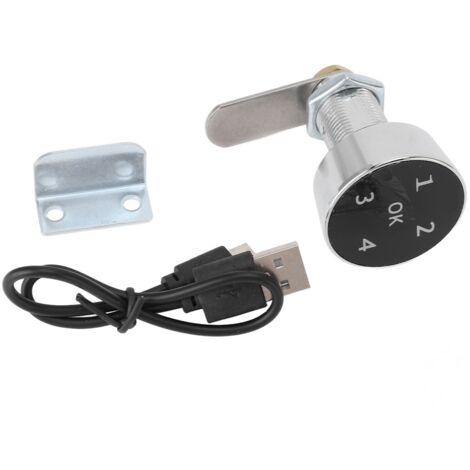 [Serrure Électronique] [Serrure Intelligente] VISE SecureLock Électronique avec Ecran Tactile Aluminium pour Armoire Coffre Boîte aux Lettres Tiroir Casier Scolaire Verrouillage par Code Digital sans  (1/5)