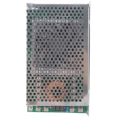 Converter DC-DC Buck Adjustable Module, Régulateur de Tension Haute Puissance 1500W 50A, 25‑90V Input 2.5‑60V Output, Aluminium, Protection Multiple, Ventilateur Intégré. (1/5)
