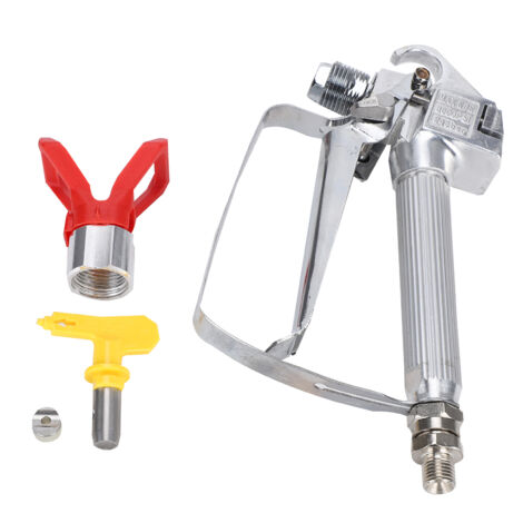 Pistolet de Peinture à Haute Pression sans Air avec Embout et Base en Aluminium Alloy (21cm, 517 Nozzle) (1/4)