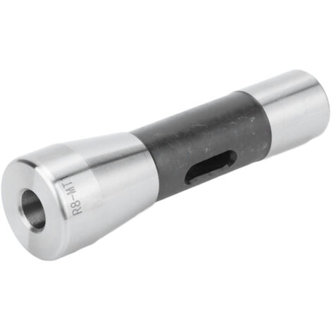 Douille Mandrin Morse R8-MT1 Adapter de Réduction Spindle Mandrin Adaptateur Morse Alliage Steel pour Lathe (1/4)