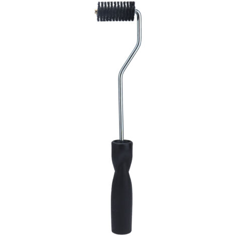 Rouleau à Fibre de Verre Diamètre 25x50mm et Longueur 305mm pour laminage industriel FRP (Aluminium et bristles naturels, Outil d'étalement et compactage résine) (1/4)