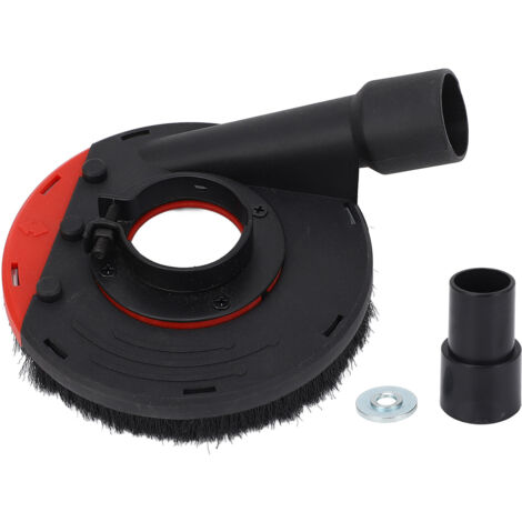Housse Anti-Poussière pour Meuleuse d'Angle 100-115 mm, Couverture de Filtration Efficace B-100H Rouge/Noir pour Pierres et Béton (1/5)