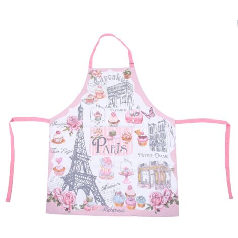 Tablier de Cuisine Unisex Sans Bras – Polyester Imperméable Cartoon – 71.5 x 49cm – Lot 1