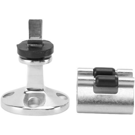 Têton Porte et Support 316 Acier Inoxydable Finition Polie Fixation Sécurisée RV Bateau Maison - Type Accroche-Marins, Dimensions 50x40mm, Hauteur Totale 71mm (1/5)