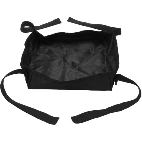 Sac de Rangement pour Outils sur Échelle : Poche Utilité Multi-Fonctionnel Oxford 1680D Noir - Dimension 26x25x6cm, 86g, 4 Attaches (1/4)
