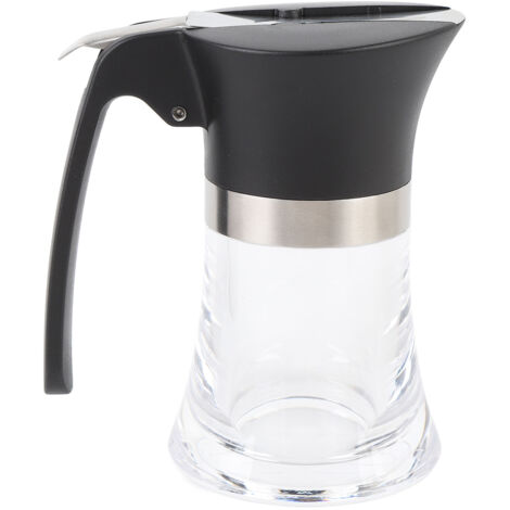 Dispenser de sirop en acier inoxydable 3.38Oz Pot pour miel facile à nettoyer Jar sans fuite pour chocolat caramel beurre (1/4)