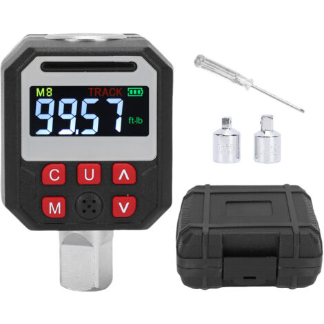 Adaptateur de torsion numérique 1/2 pouce embouts métriques électroniques 17-340 N.m avec 9 valeurs préprogrammées et stockage de données (1/4)