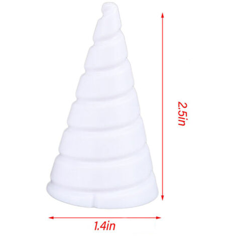 Moule Spirale Fibonacci en Plastique Blanc pour Jardinage Electroculture - Gabarit Reutilisable Creation Facile Antennes Fil Cuivre Petit/Grand (1/4)