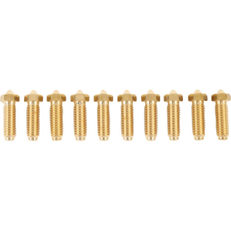 Lot de 10 buses en laiton 0.6mm pour imprimantes 3D Anycubic Kobra 3 Combo/S1 Combo/S1/ACE Pro (1/5)