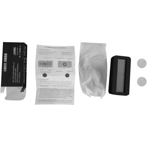 Thermomètre Aquarium - Thermomètre Digital avec Grande Affichage LCD et Fonction Alarm - Matériel ABS - 320mAh Lithium - Type A/B (Option) (1/4)
