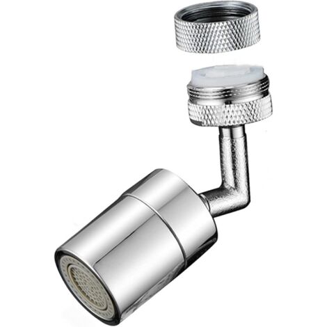 Mitigeur économique Rotateur 720° mode jet/doux, cuivre ABS filtrant anti-splash, O-Ring double 22-24mm (1/5)