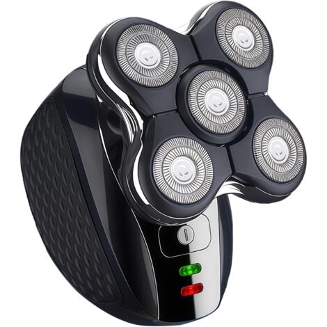 Rasoir électrique multifonction rechargeable USB - Set complet 5 accessoires (tondeuse nez/oreilles, brosse visage, tondeuse cheveux) - Hommes et femmes - Lavable et ergonomique (1/5)