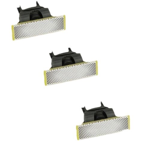 Tête de coupe de remplacement – Compatible Philips OneBlade et OneBlade Pro (3 lames, acier inoxydable, durée de vie 4 mois) (1/3)
