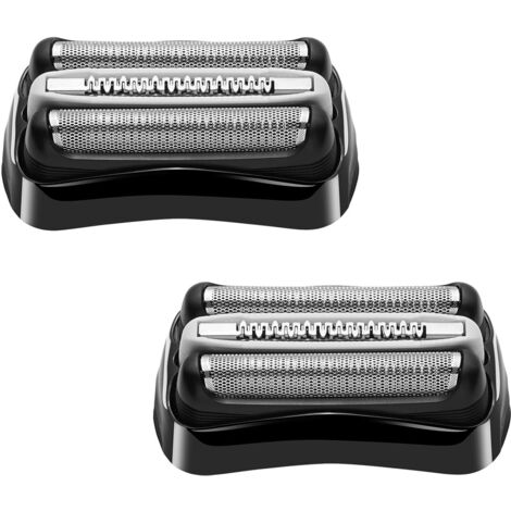 Têtes de rasage série 3 (32B) – Compatibles avec les rasoirs Braun série 3 – Pour une peau sensible et un rasage précis sans irritation (lot de 2) (1/2)