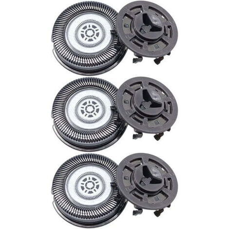 Lames de rechange SH71 Philips (3 pièces) – Compatibles rasoirs électriques série 5000/S7000 – Facile à installer (1/4)