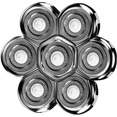 Tête de rasage professionnelle 7D — Remplacement doré pour rasoirs homme chauves (Marron, Bronze, Jaune) Compatible SHPAVVER (1/3)