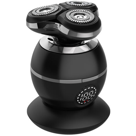 Têtes de rasoir intelligentes - Pour le rasage et la coupe de cheveux des hommes (7 têtes) - Étanche, chargement sans fil, écran LED, portable, idéal pour les voyages (1/3)