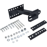 Support de roue de secours en acier, élégant et facile à installer, pour remorques 6x3,5 pouces.