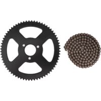 Chaîne 25H 144 Liens Sprocket Shaft 2 Temps Pour Moto Pocket ATV Quad Électrique Accessoire Mini Moto En Alliage D'Acier Diamètre 140mm