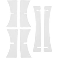 Porte-Ballons Sportifs 2 Pièces Support Acrylic Transparent Épais pour Football Rugby Basket et Gants