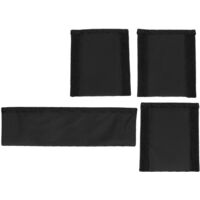 Boîte de Stockage Polyester Graded Card Case avec 3 Séparateurs Amovibles pour Cartes Collection